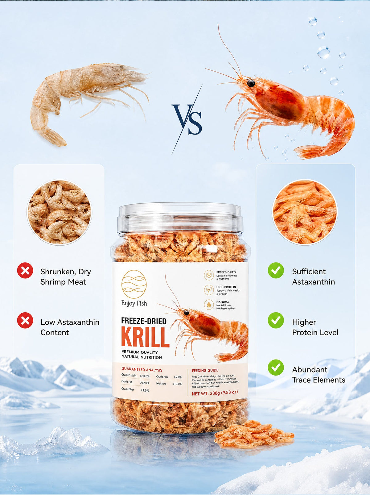 Unlocking Cellular Nutrition & Natural Coloration: The Role of Freeze-Dried Antarctic Krill in Premium Ornamental Aquaculture