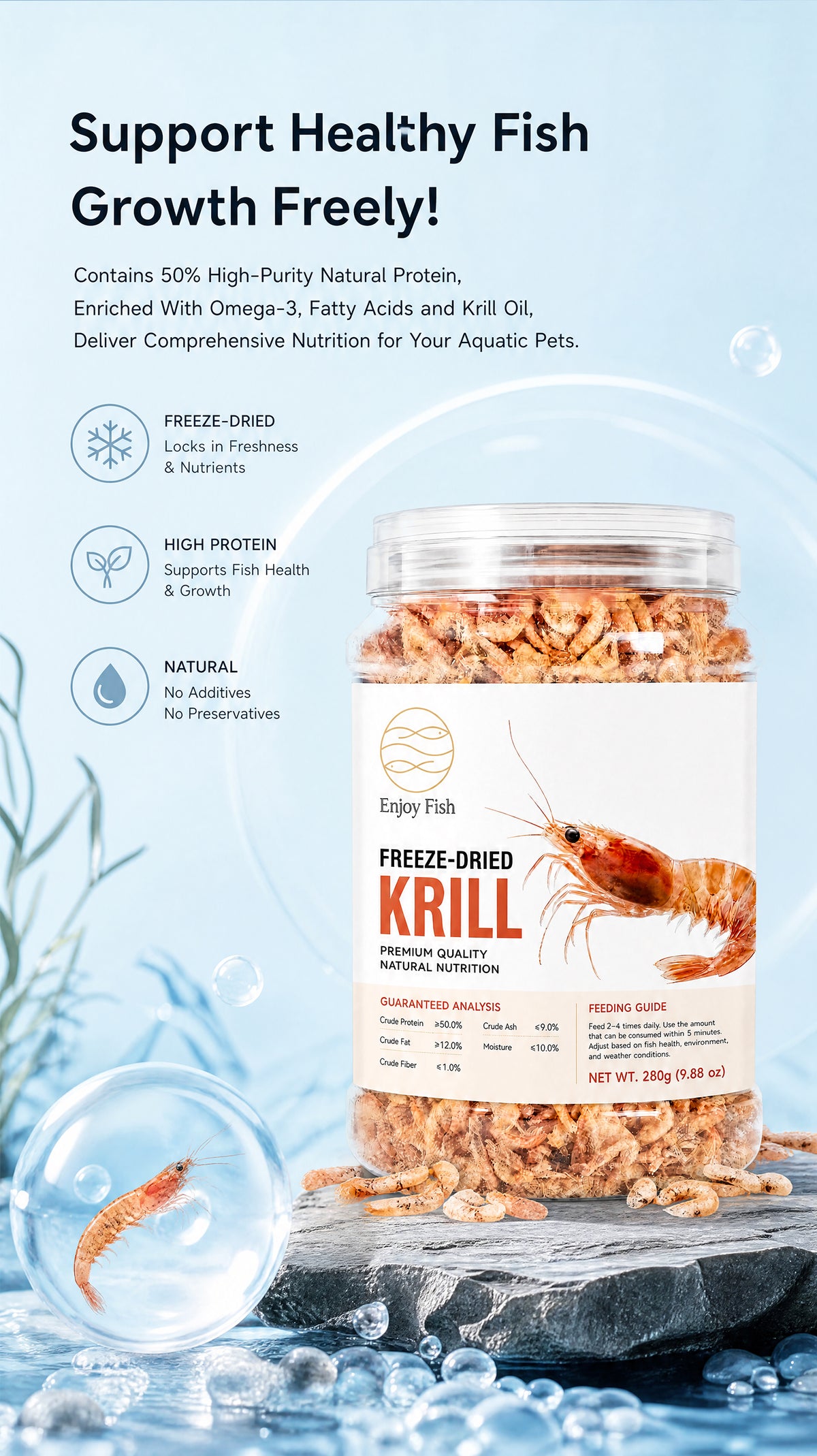 5A Freeze-Dried Antarctic Krill - Factory Direct & OEM Wholesale 5