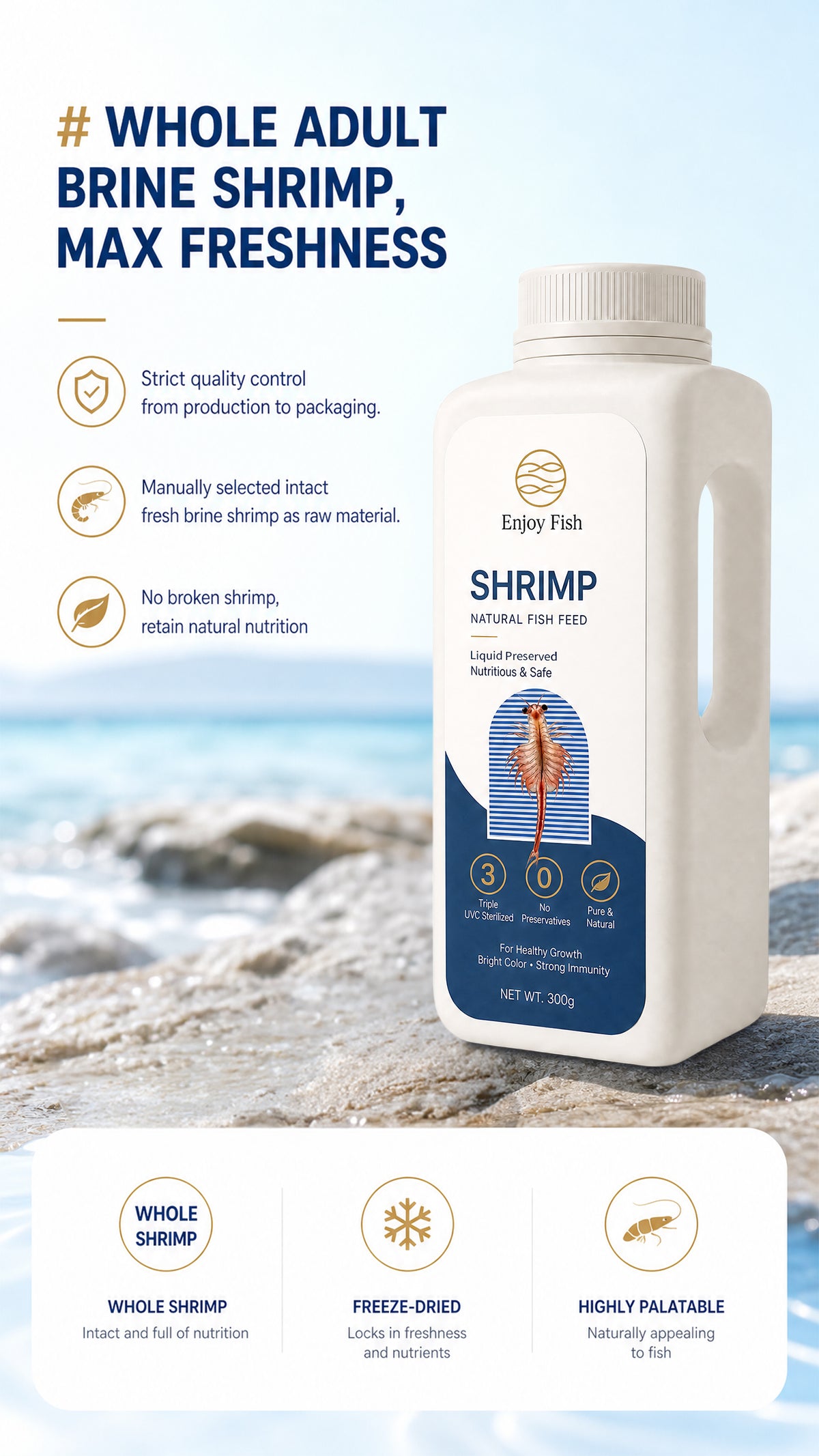 Liquid-Preserved Brine Shrimp (Fresh Artemia Alternative) - Factory Direct & OEM Wholesale 6