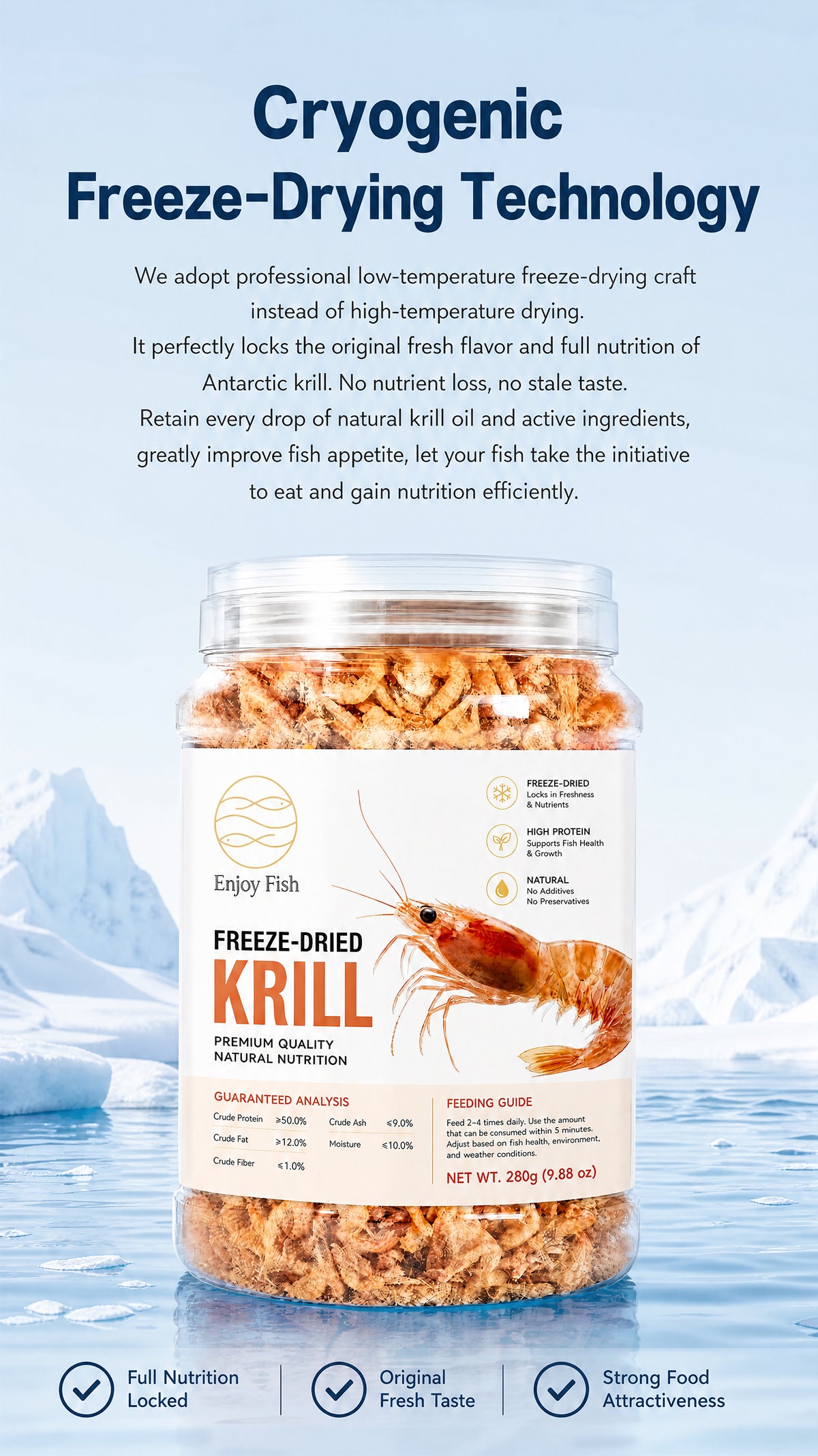 5A Freeze-Dried Antarctic Krill - Factory Direct & OEM Wholesale 7