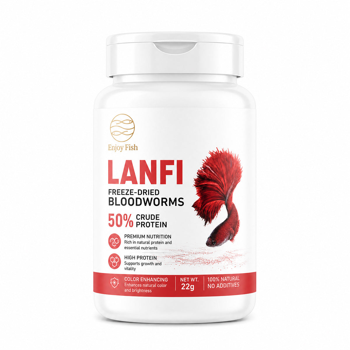 Freeze-Dried Bloodworms (50% Crude Protein) - Factory Direct & OEM Wholesale
