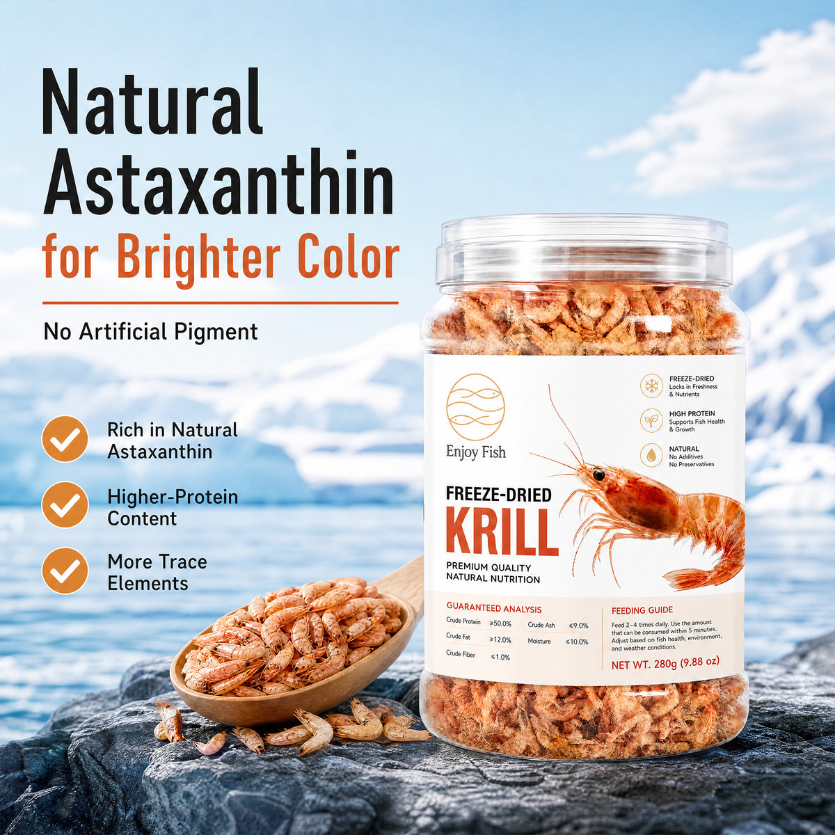 5A Freeze-Dried Antarctic Krill - Factory Direct & OEM Wholesale