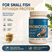 Probiotic Micro Fish Food Pellets (0.2mm Slow-Sinking, ≥50% High Protein) - High-Absorption Feed for Guppies & Small Fish | OEM Wholesale