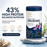 Specialized Small Fish Crushed Feed (0.2mm & 0.6mm Pellets, 85g to Bulk Packaging) - Astaxanthin Color Enhancing Micro Pellets for Guppies & Tetras | OEM Wholesale